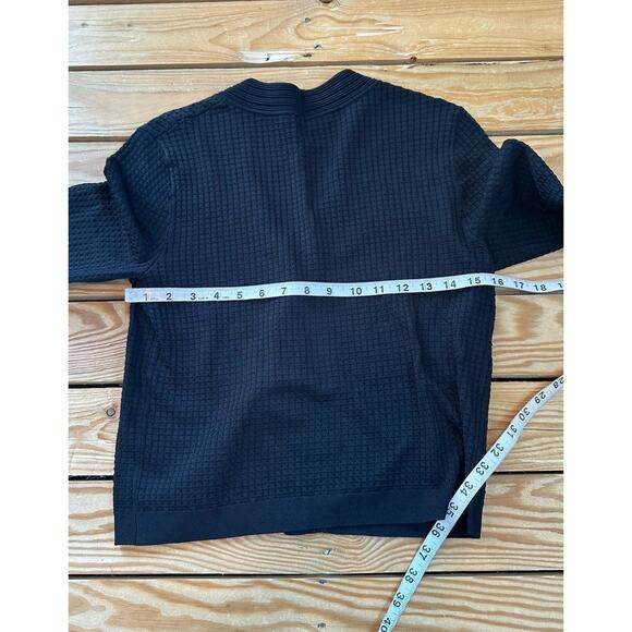 Classiques Entier Button Front Cardigan Top Size Small Women’s Black - Picture 7 of 8